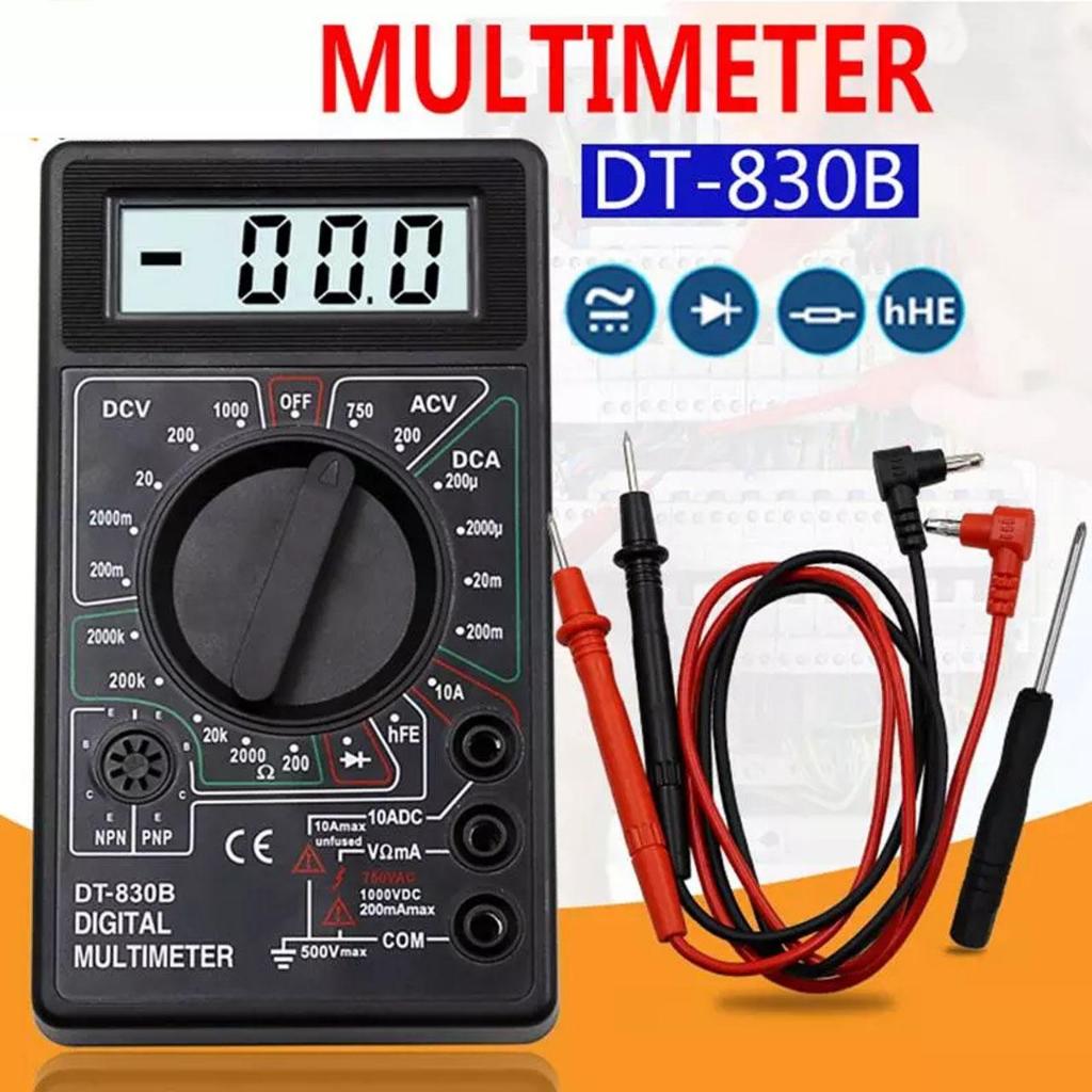 Jual Multimeter Digital DT-830B Multitester Digital AVO Meter Multi ...