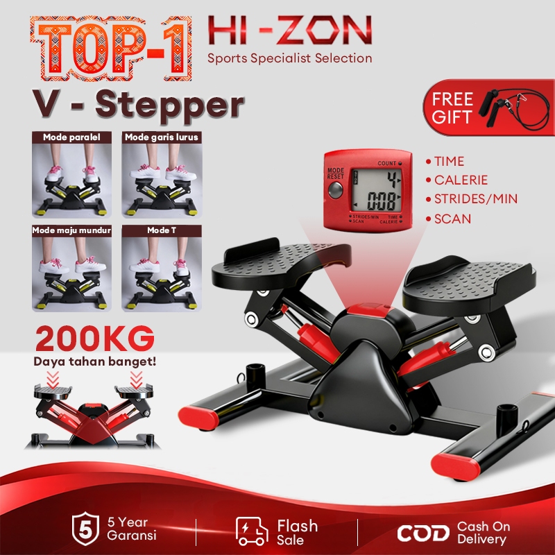 Jual HI-ZON / V Stepper mini side stepper olahraga | walking pad | alat ...