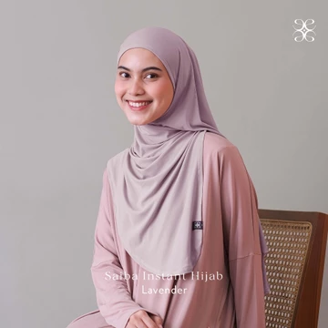 Eltahj – Saiba Instant Oval Tali Hijab Instant Oval Kerudung Jilbab Soft Wanita Jersey