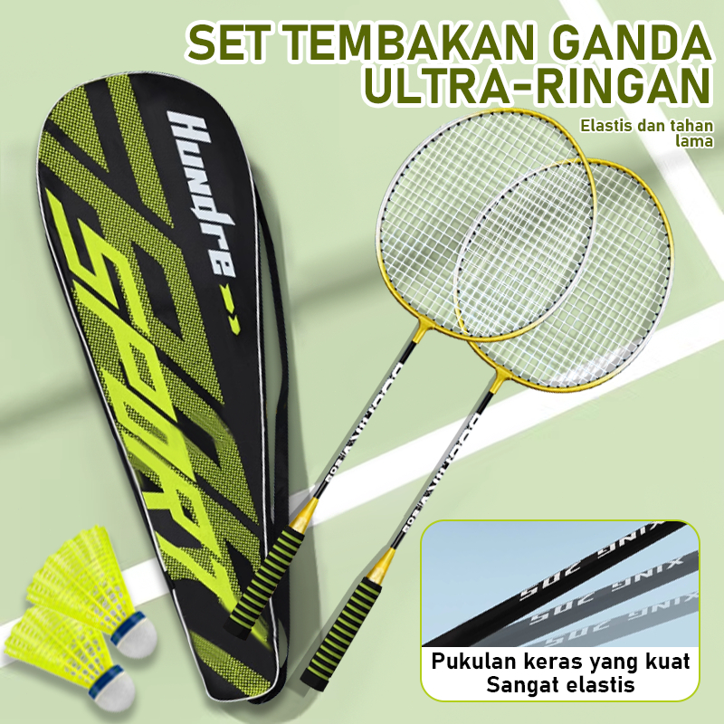 Jual [Free tas]Raket Badminton Paket Komplit/Raket Bulutangkis/ Raket ...