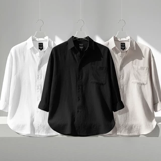 [N01957] KEMEJA OVERSIZED / SHIRT BASIC LENGAN PANJANG