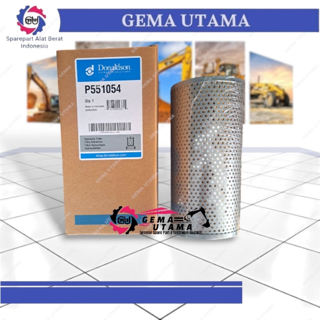 Jual Filter Hydraulic P551054, 201-60-71180, 0706351054 / Filter Tangki ...