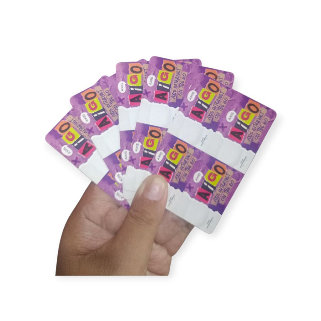 Voucher Kosong Axis V Axis Bahan Inject Kuota Internet