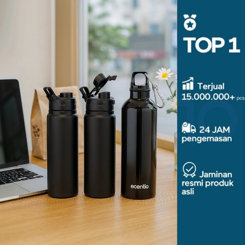 Jual ecentio outdoor botol minum Cangkir aluminium/Botol olahraga Leak ...