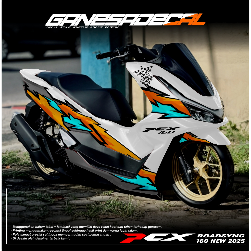 Jual COD Sticker Full Body Honda Pcx 160 2025 Cbs Abs RoadSync Sticker ...