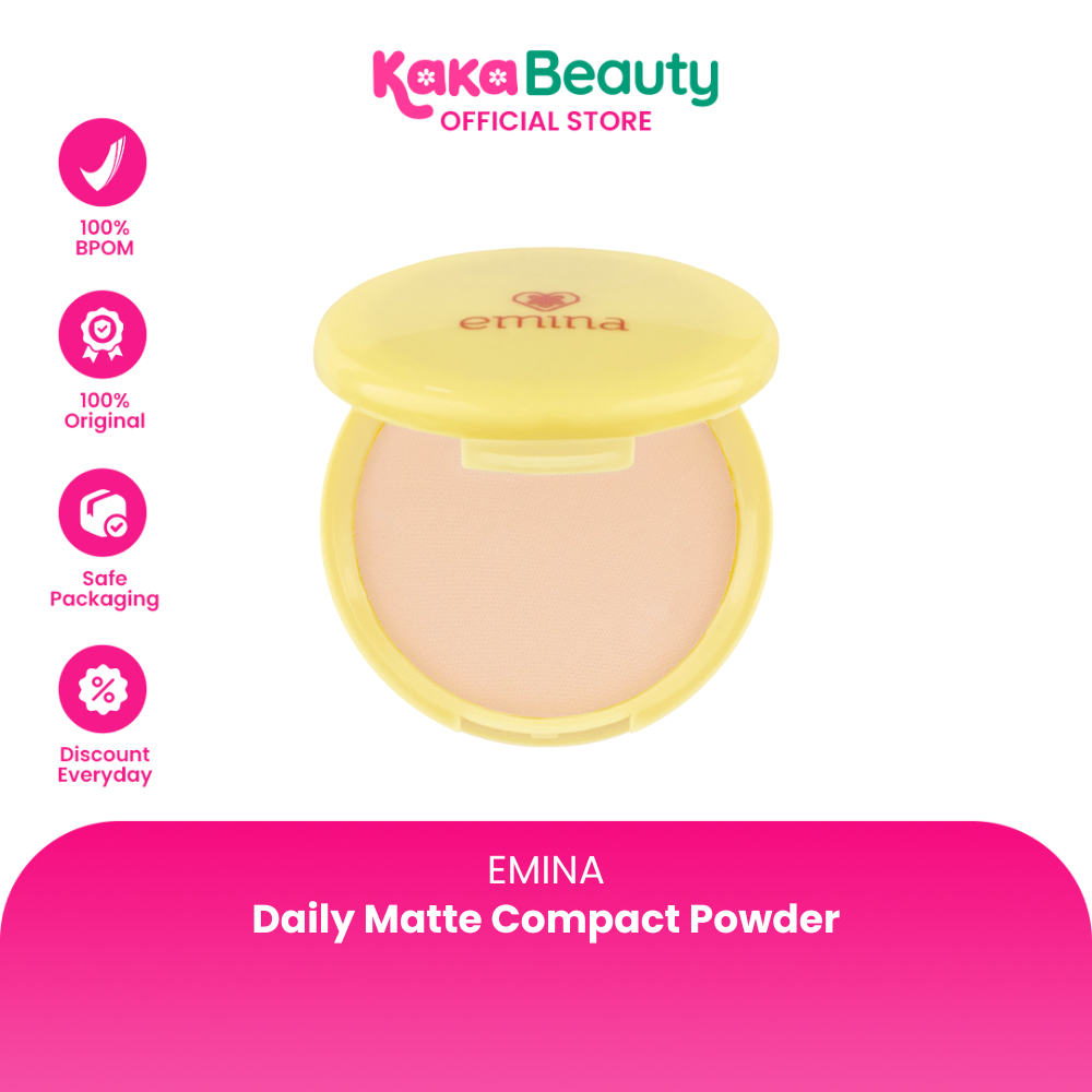 Jual Emina Daily Matte Compact Powder | Shopee Indonesia