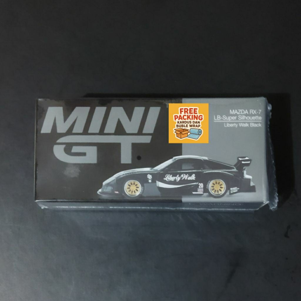 Jual Mini GT Mazda RX-7 LBWK Black Unseal | Shopee Indonesia