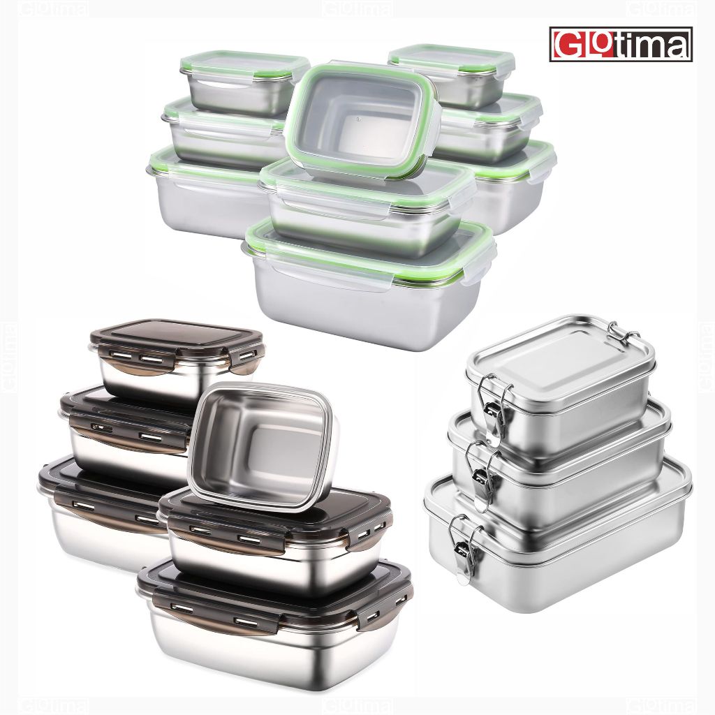 Jual Kotak Makan Tempat Makan Anti Tumpah Kotak Bekal Stainless Steel ...