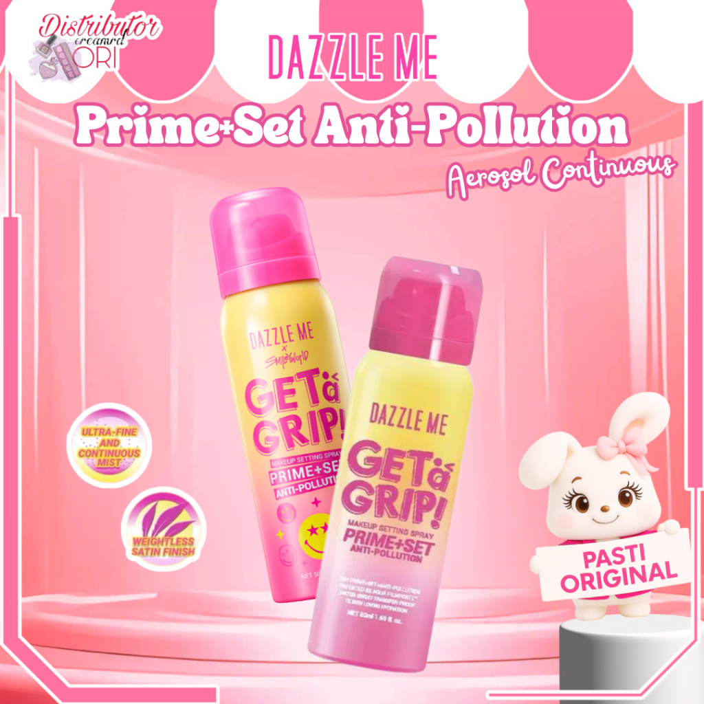 Jual DAZZLE ME Get a Grip! Prime+Set Anti-Pollution Makeup Setting ...