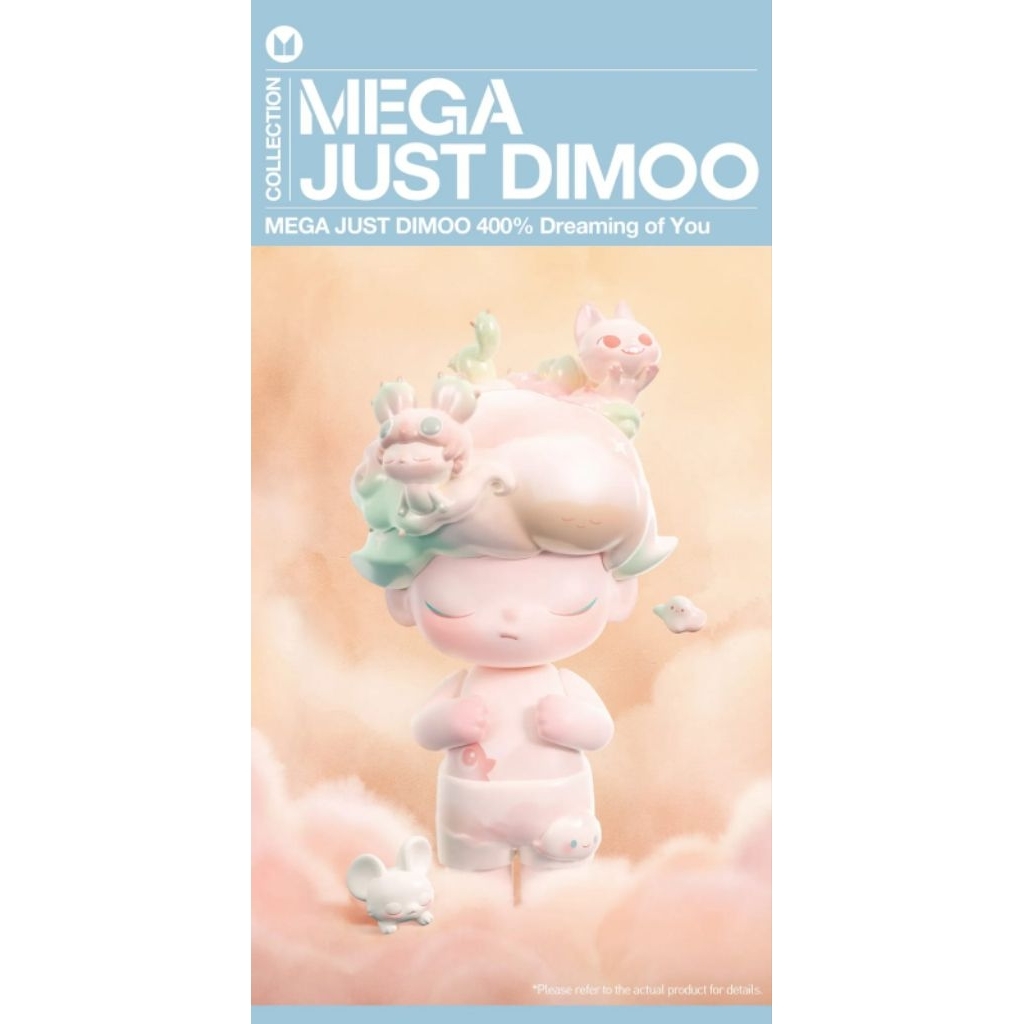 Jual MEGA JUST DIMOO 400% Dreaming Of You - POP MART | Shopee Indonesia