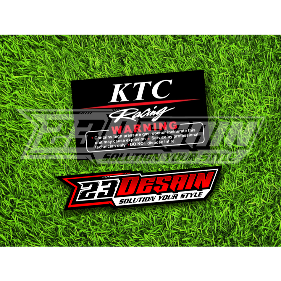 Jual STIKER SHOCK KTC RACING STIKER KTC SUSPENSION | Shopee Indonesia