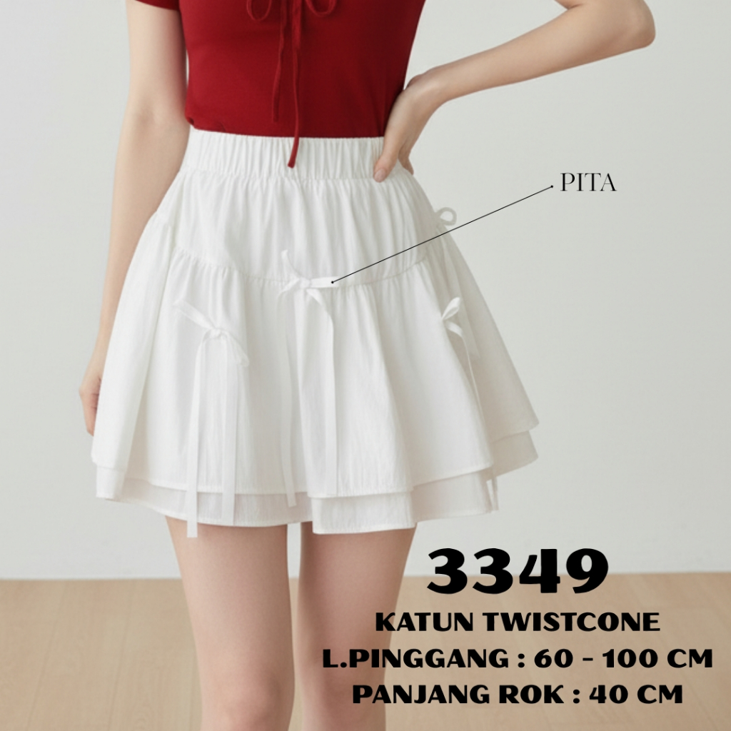 Jual Cassia Clothing | Rok Peony Skirt Ribbon / Alice Ribbon Midi Skirt ...