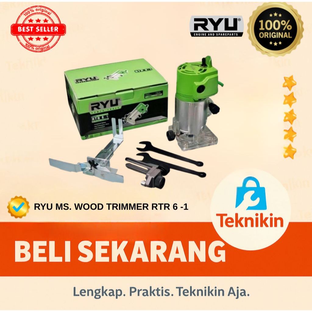 Jual RYU Mesin Router MESIN profil RYU wood trimer RYU RTR 6 -1 ...