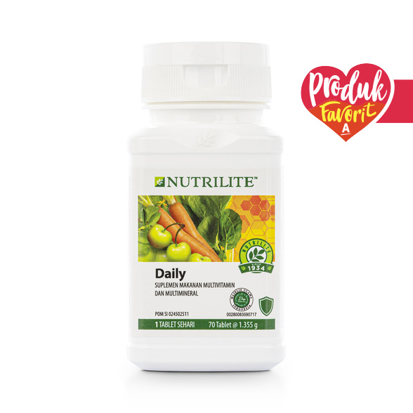 Jual NUTRILITE Daily Multi Vitamin & Mineral Amway 100%Original ...