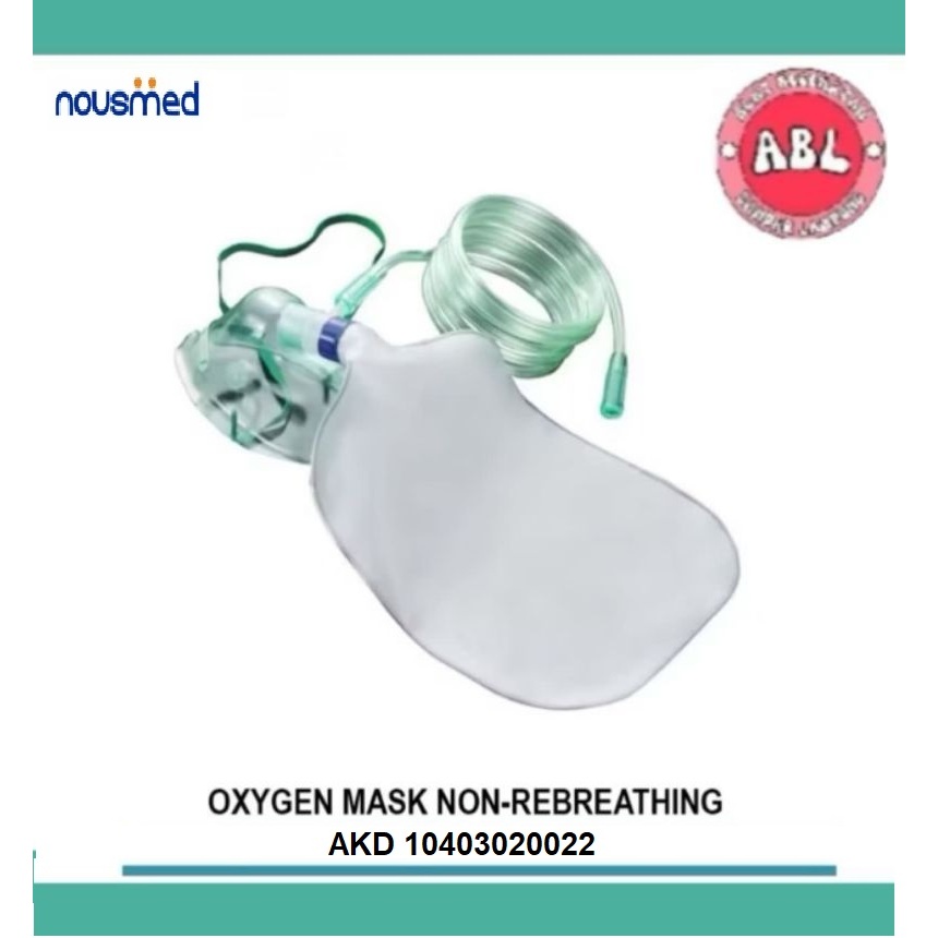 Jual Masker Oksigen Non Rebreathing NRM / Oksigen Mask Non Rebreathing ...