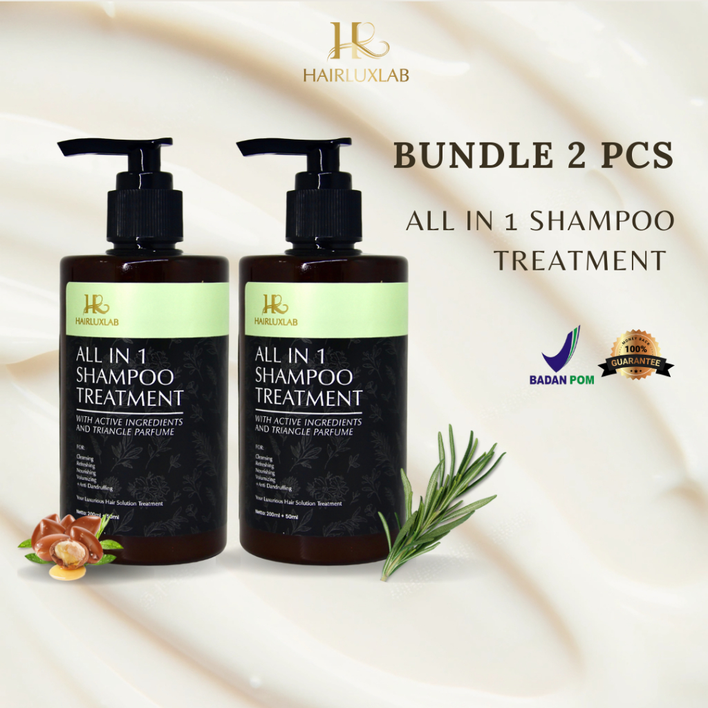 Jual [BUNDLE] HairluxLab All In One Shampoo Treatment | Shampo Non SLS ...