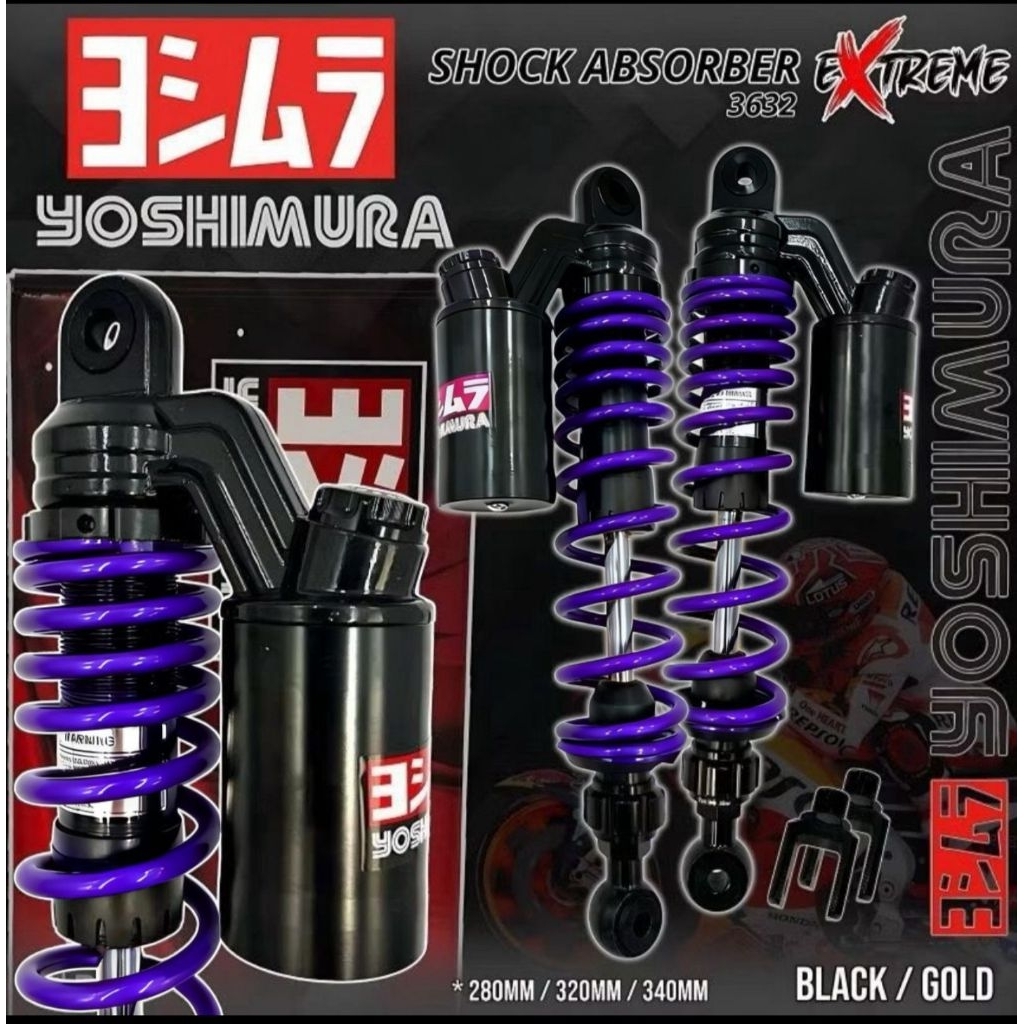 Jual DO Shockbreaker Tabung YOSHIMURA EXTREME DUAL SHOCK Uk 280mm ...