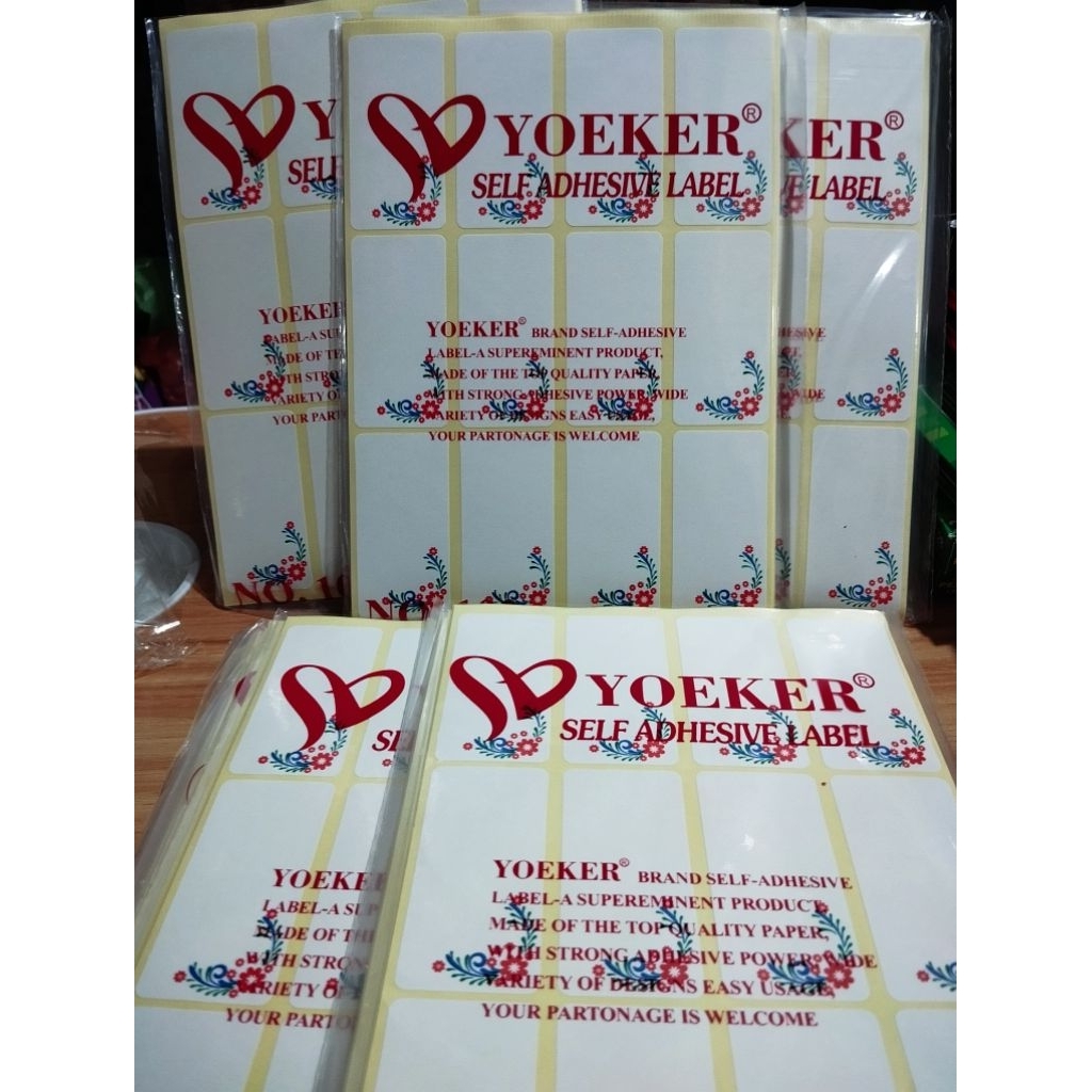 Jual 1 BUNGKUS LABEL UNDANGAN NO 103/ STICKER UNDANGAN MOTIF BUNGA ...