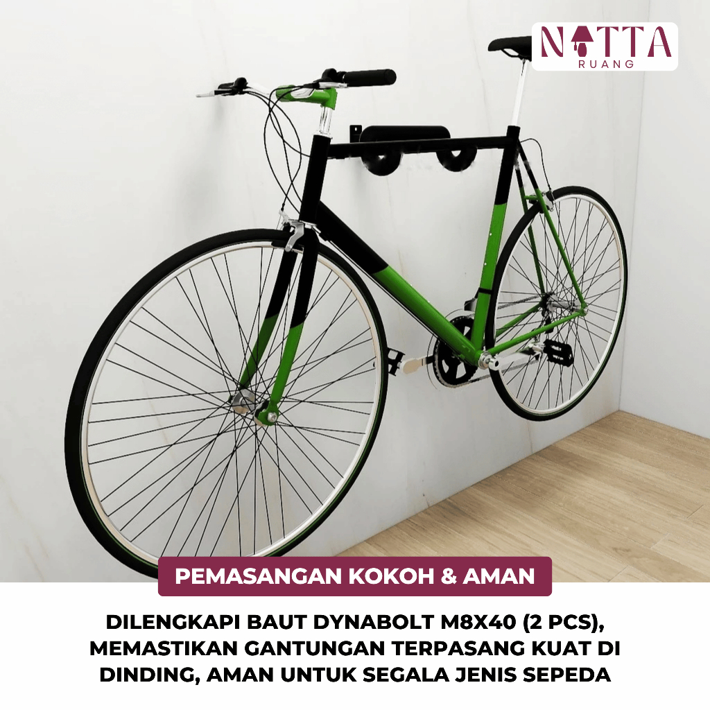 Jual Gantungan Sepeda Dinding Dengan Busa Super Tebal Aksesoris Sepeda ...