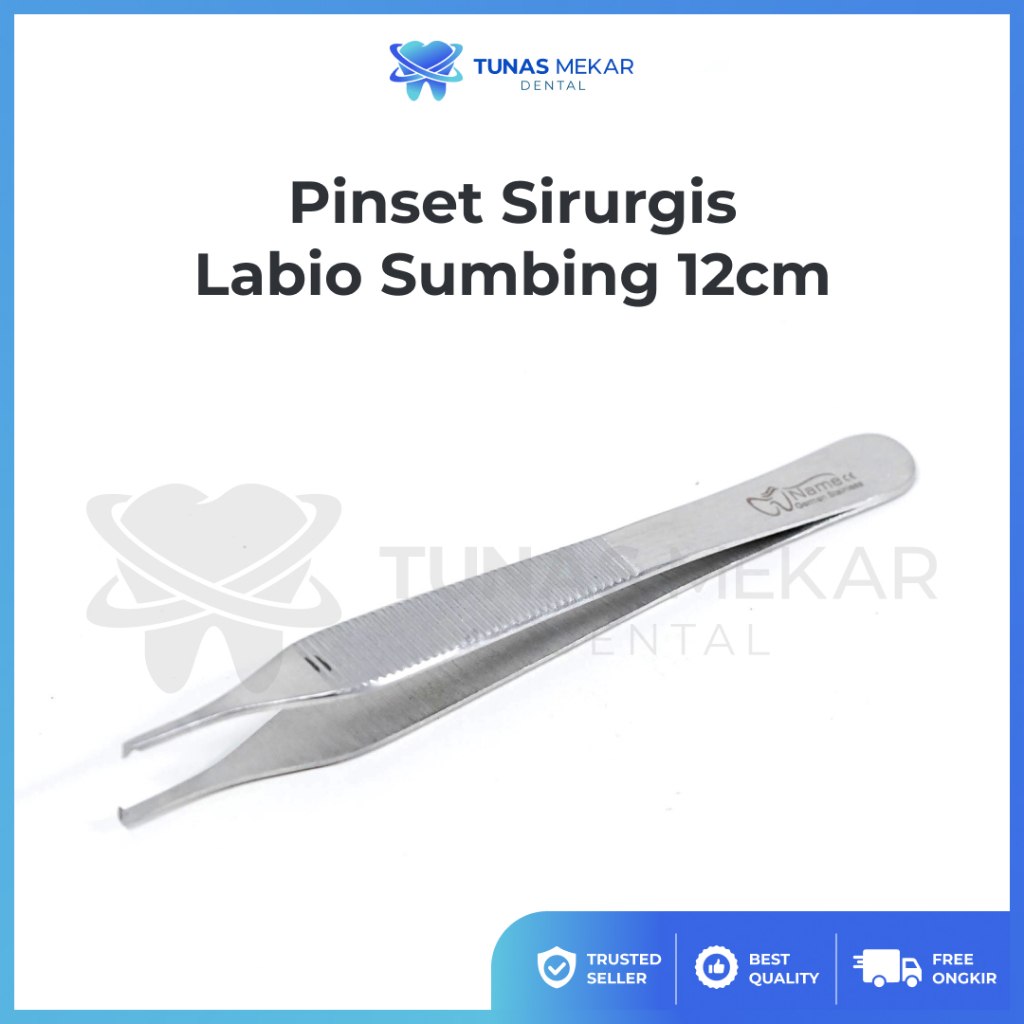 Jual Dental Pinset Pingset Sirurgis Tweezer 12cm Labio Sumbing | Shopee ...