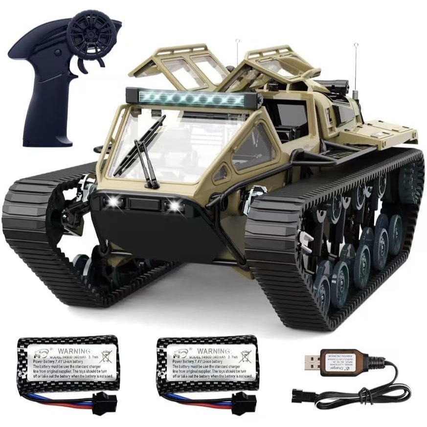 Jual XCRCFUN RC Tank Car, 1:16 Remote Control Crawler 10KM/H High Speed ...
