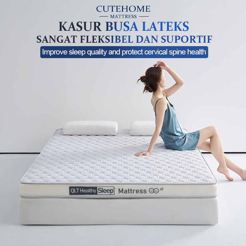 Jual CUTEHOME Kasur Spring bed Tebal 8cm Kasur Busa Kasur Latex ...