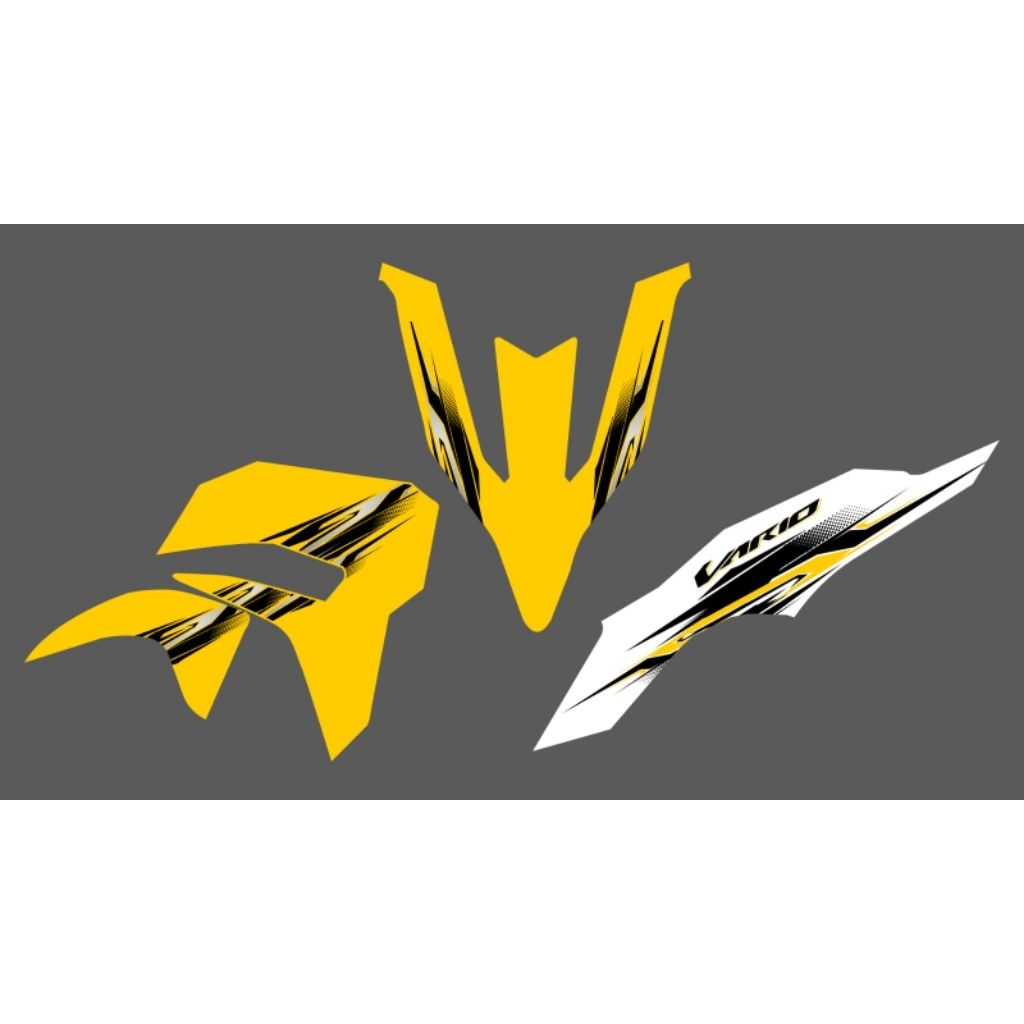 Jual STRIPING STICKER TRANSPARAN VARIO LED NEW GEN 2 DESIGN SIMPEL ...