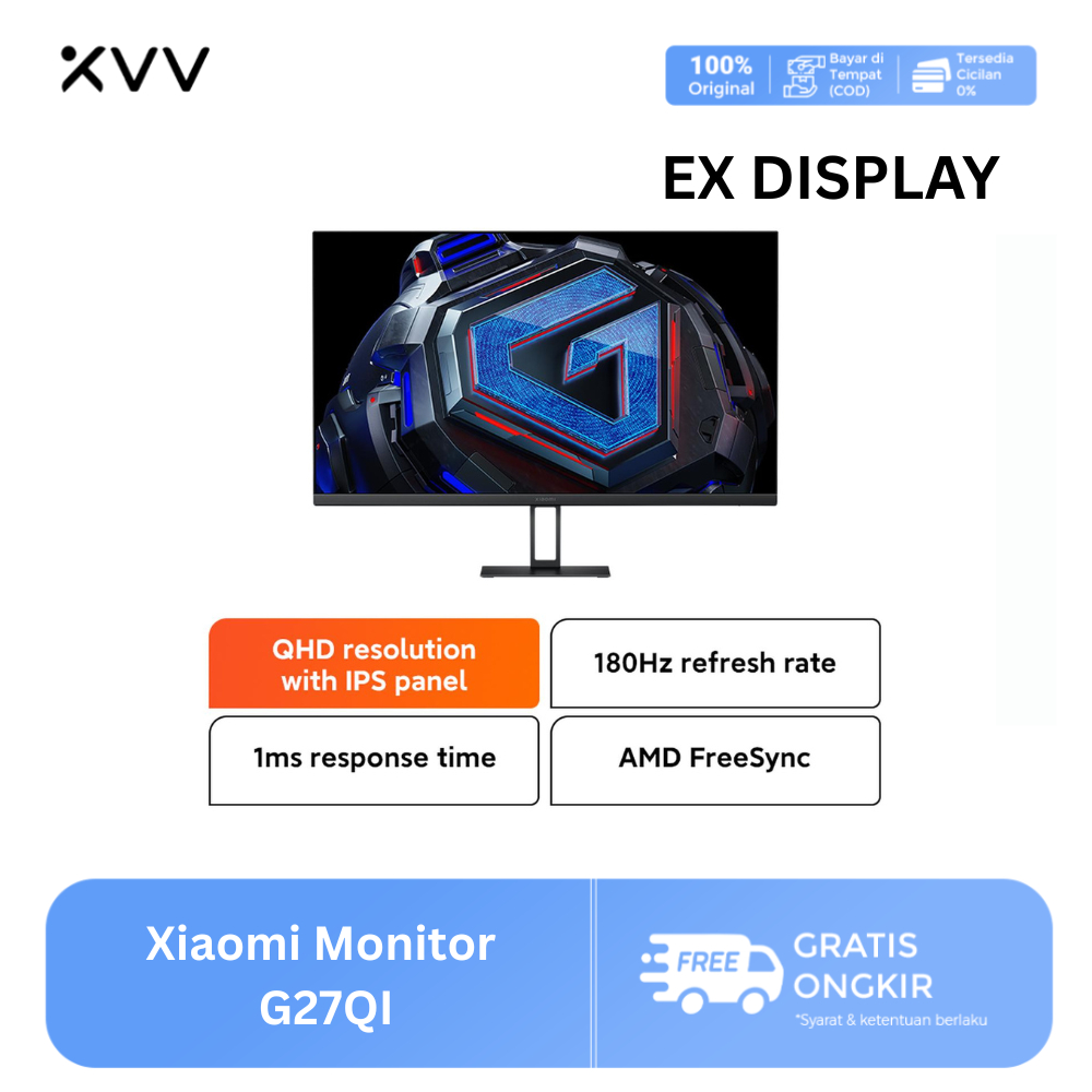 Jual (EX - DISPLAY) Xiaomi Gaming Monitor G27Qi 2K | Shopee Indonesia