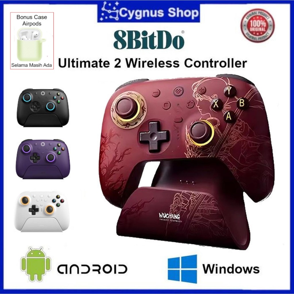 Jual 8Bitdo Ultimate 2 Wireless Controller Gamepad Hall Effect Joystick ...