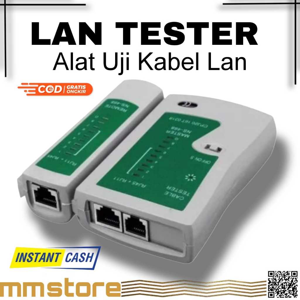 Jual Lan tester RJ45 RJ11 alat uji kabel lan digital | Shopee Indonesia