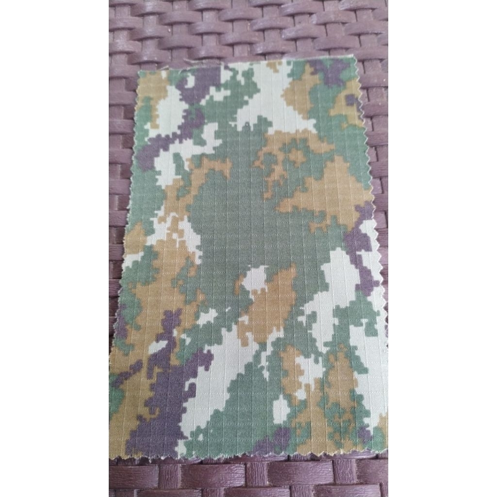 Jual Kain Ripstop TR Loreng Sage Green Meteran | Shopee Indonesia