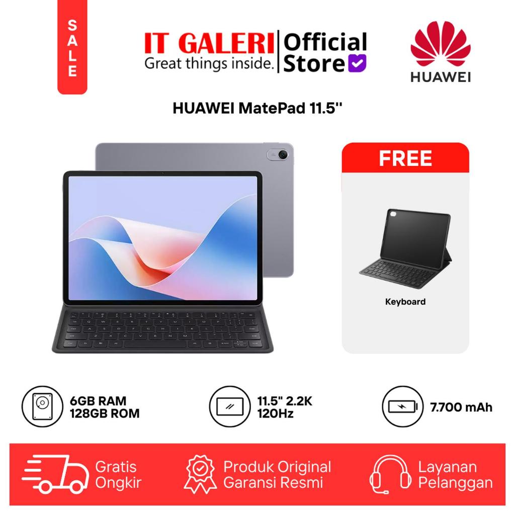 Jual HUAWEI MatePad 11.5-inch New Tablet | 6GB-128GB | PC-level WPS ...