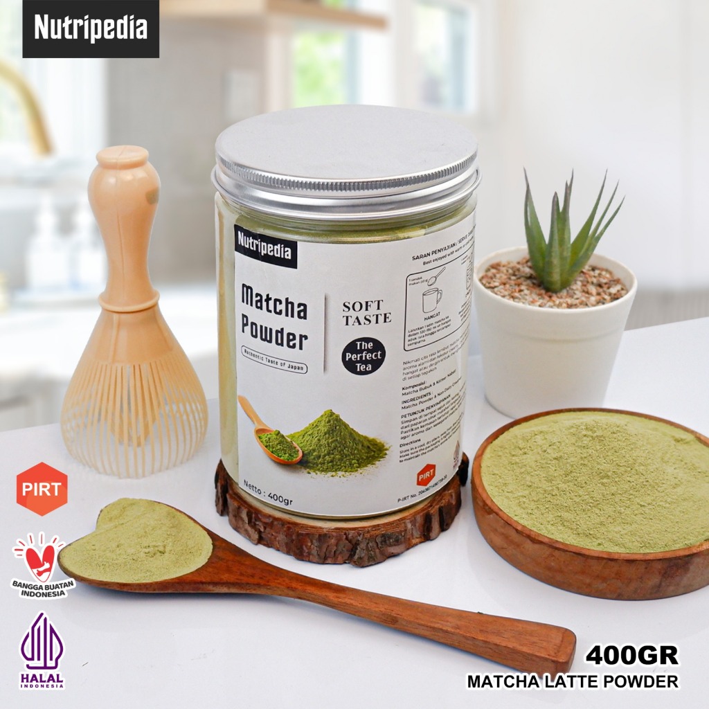 Jual Nutripedia - Matcha Powder / Bubuk Matcha 400 gr - Premium Matcha ...