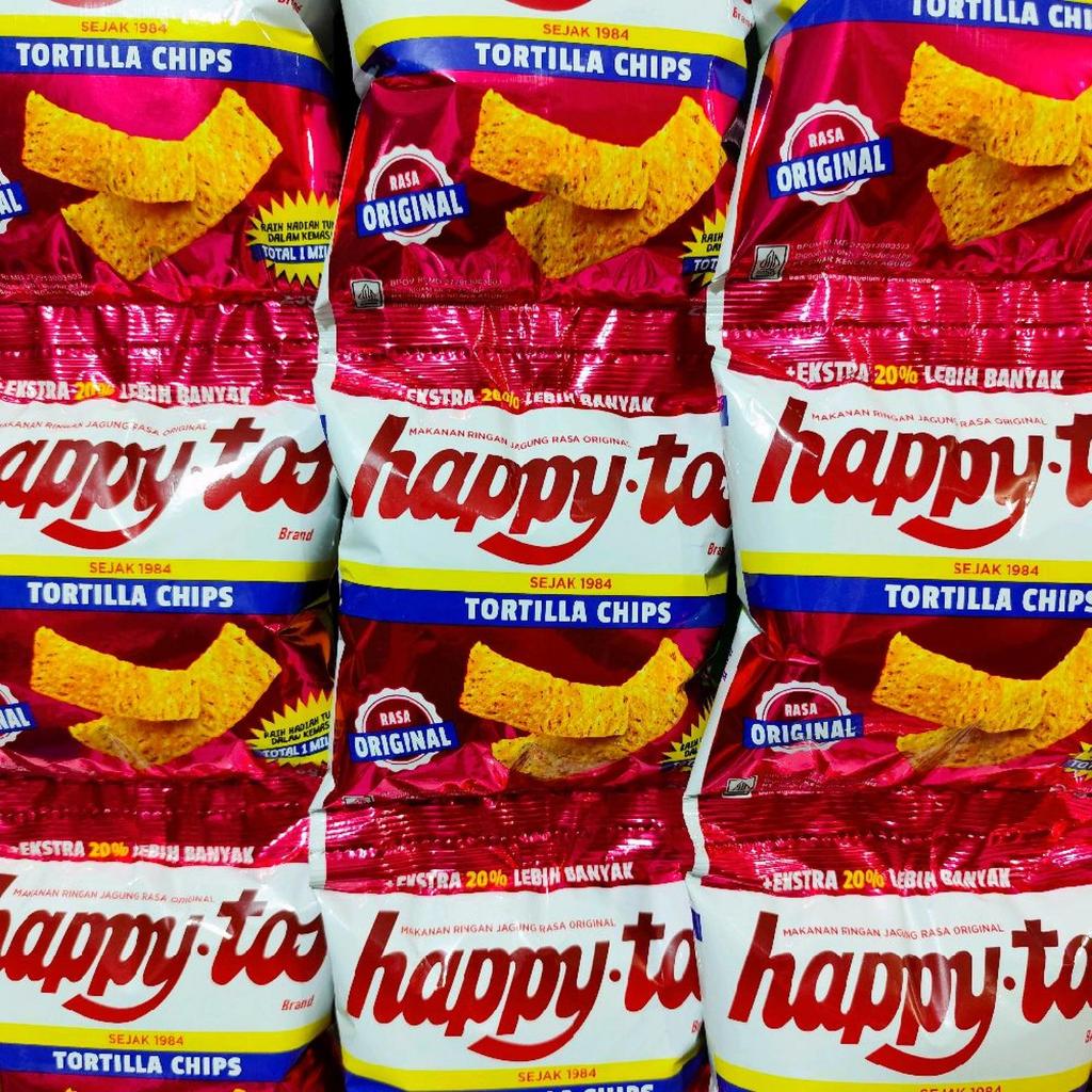 Jual Happy Tos Tortilla 2000 Renceng 10pcs | Shopee Indonesia
