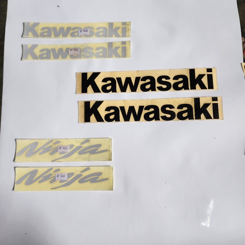 Jual STICKER CUTTING MOTOR KAWASAKI/ NINJA STIKER MOTOR | Shopee Indonesia