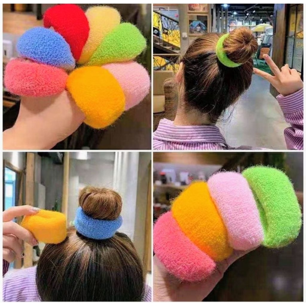 Jual SCRUNCHIE CEPOL HIJAB // TALI RAMBUT ANTI PUSING // UKURAN SEDANG ...