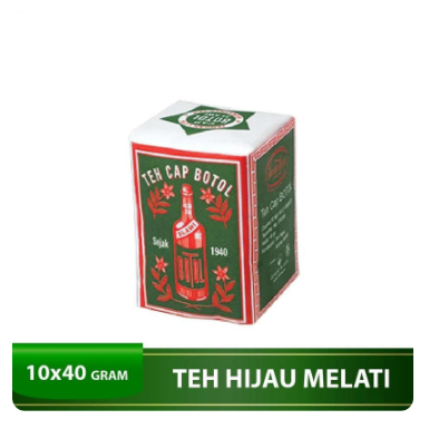 Jual 1 PAK TEH CAP BOTOL HIJAU BESAR 10 PCS x 40gr | Shopee Indonesia