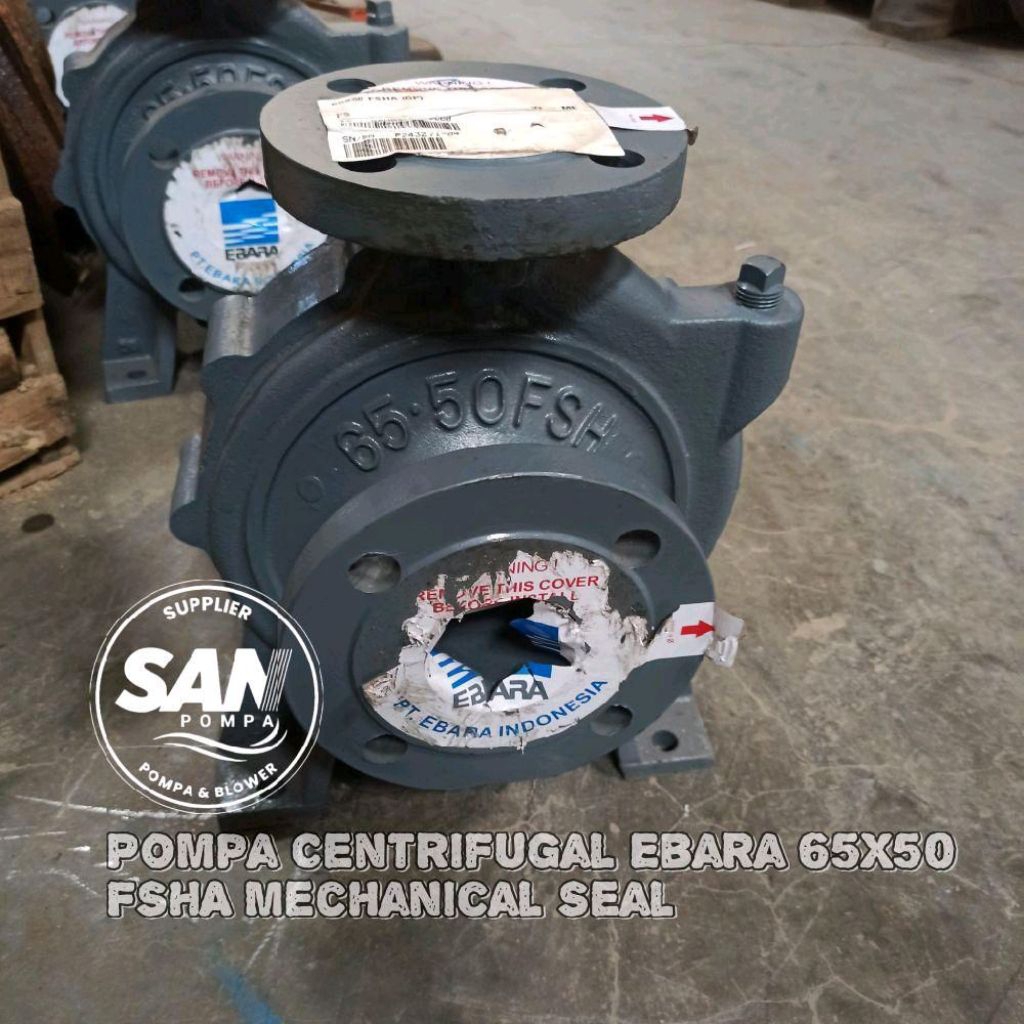 Jual Pompa Centrifugal Ebara 65x50 FSHA Mechanical Seal Pompa Ebara ...