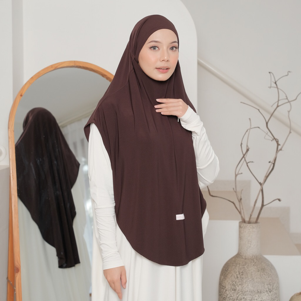 Pastellascarf Mazayya Instant Bergo Bergo Malay Tali Bahan Jersey Spandex
