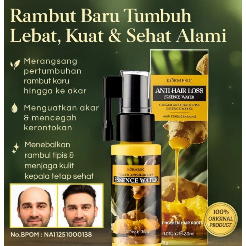 Jual capillus ginger essence / visible hair growth approved serum ...