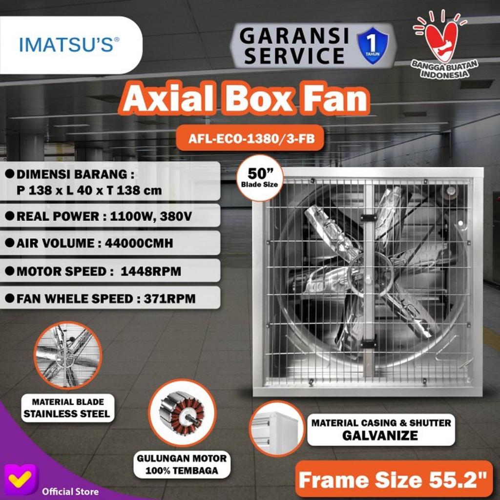 Jual CKE Fan Official - Blower Exhaust Box Fan Kandang Ayam 50 Inch ...