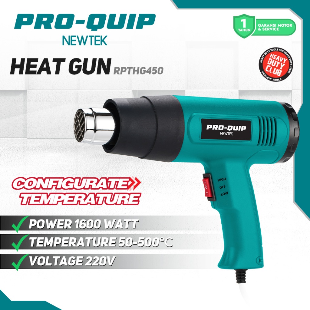 Jual PRO-QUIP Heatgun Mesin Pemanas Hot Gun / Proquip Heat Gun RPTHG450 ...