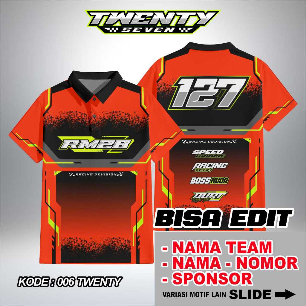 Jual JERSEY RACING kaos baju jersey racing custom full printing jersey ...
