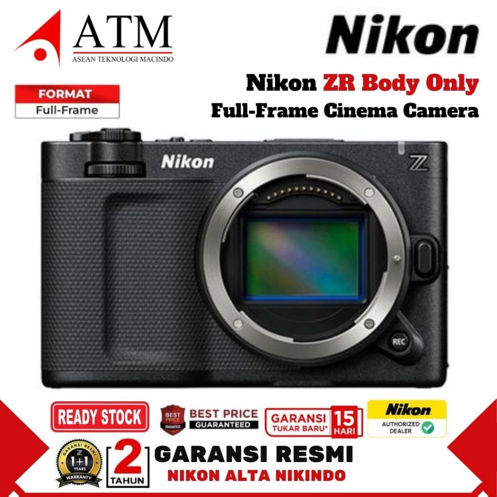 Jual Nikon ZR Body Only 6K Full-Frame Cinema Camera Nikon Z R Garansi ...