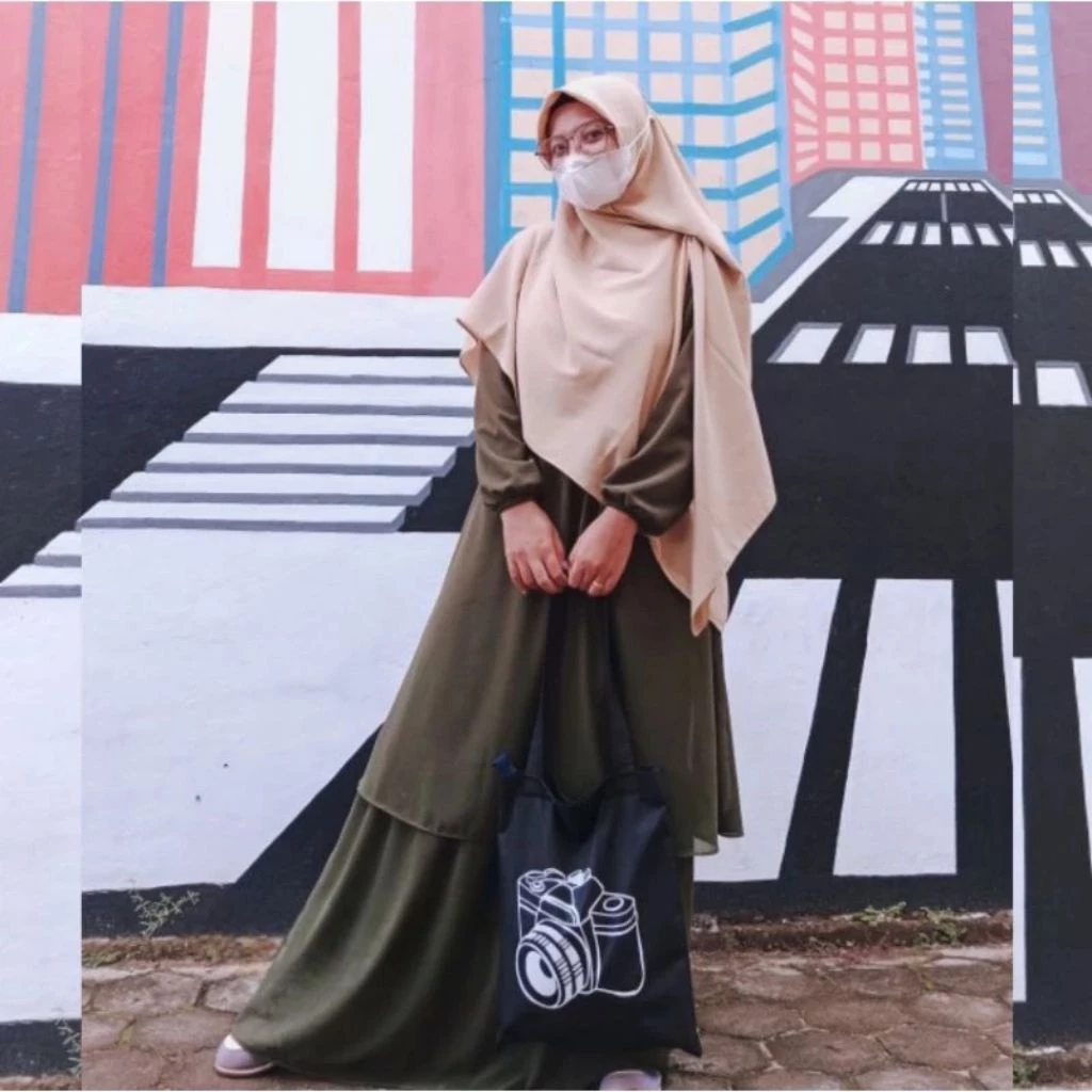 Detail Bahan Ceruty Babydoll Full Puring