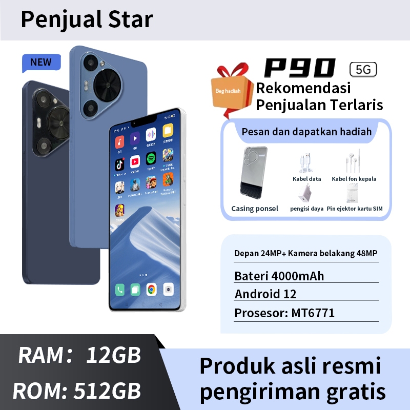 Jual Telepon Pintar P90Smartphone Telepon Seluler Handphone Android ...