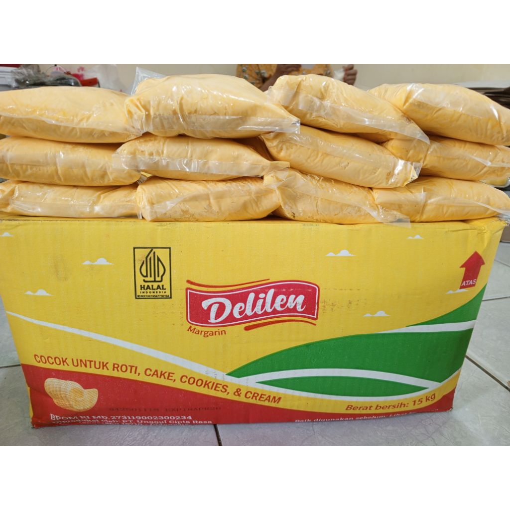 Jual Margarin | mentega Delilen 1kg Butter Replacer | Shopee Indonesia