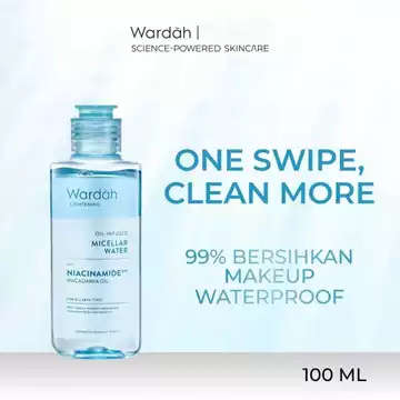 WARDAH Micellar Water All Series Perfect Bright Calm And Soothe Nature Daily Acnederm