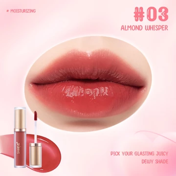 SANIYE Lip Gloss Moisturizing Waterproof Dewy Lipstik Long Lasting Kosmetik Bibir L1306