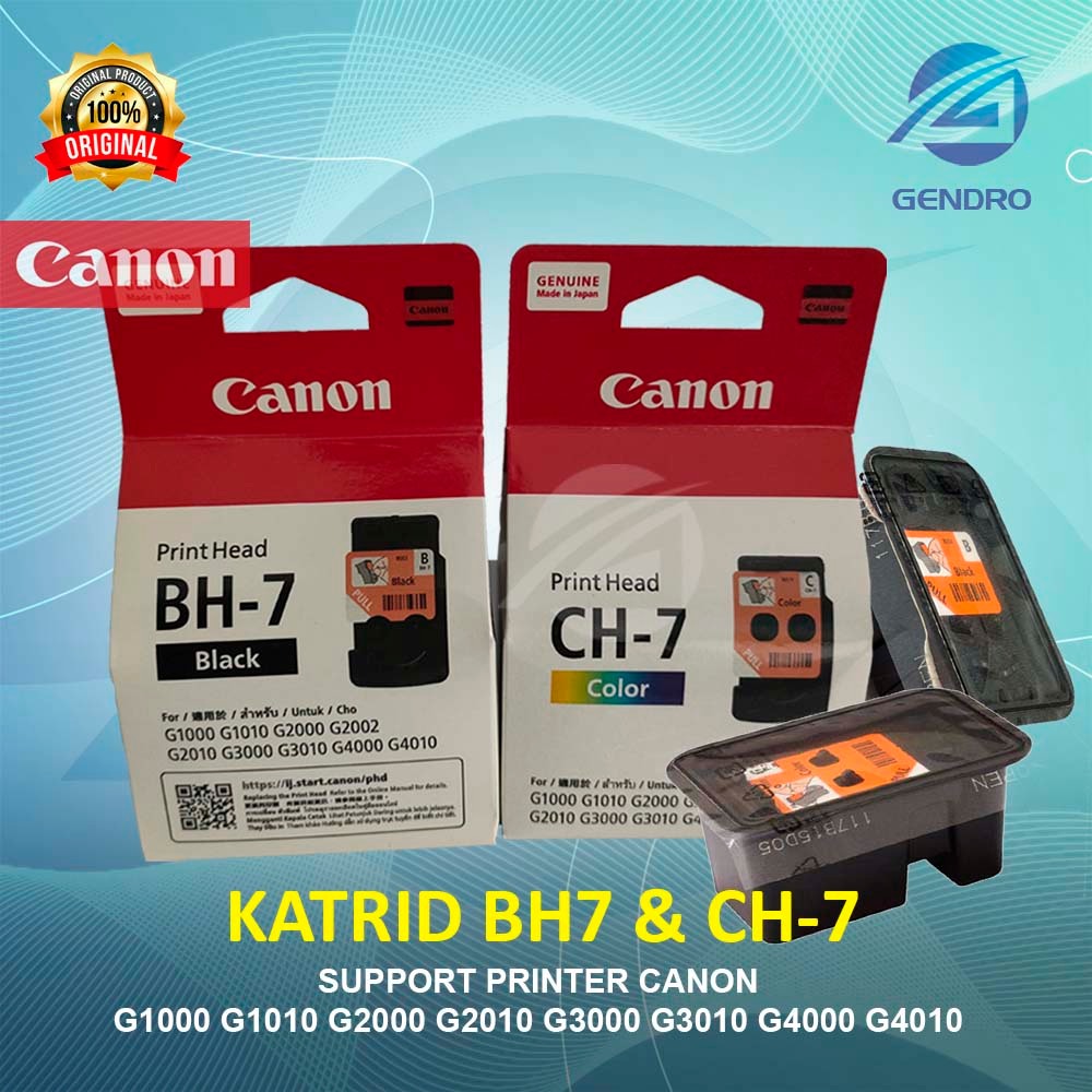 Jual Cartridge Canon BH7 BH-7 ch7 ch-7 Original Printer G1000 G2000 ...